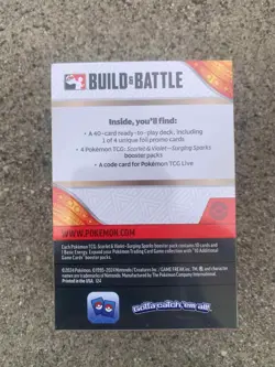Surging Sparks Build And Battle Box w/ Promo and Ready To Play Deck Pokemon TCG - Image 2