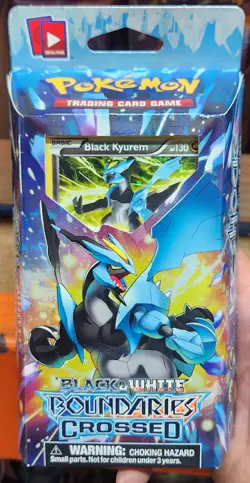 2012 POKEMON BOUNDARIES CROSSED ICE SHOCK (BLACK KYUREM) THEME DECK NEW/SEALED - Image 1