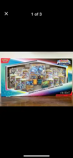 Prismatic Evolutions Lucario EX and Tyranitar EX Premium Collection - Image 1