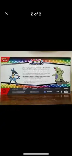 Prismatic Evolutions Lucario EX and Tyranitar EX Premium Collection - Image 2