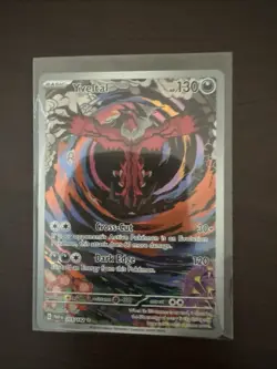 Yveltal 205/182 Sv04: Paradox Rift Holo Pokemon TCG Near Mint Condition - Image 1