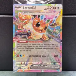 Eevee Ex 070/131 Prismatic Evolutions Stamped Promo Pokemon Surprise Box Sealed - Image 2