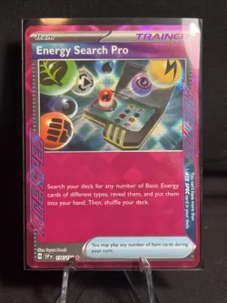 Pokemon - Surging Sparks - Energy Search Pro 176/191 - ACE SPEC Holo Rare NM - Image 1