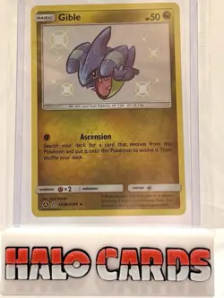 PACK FRESH Pokemon TCG Gible SV38/SV94 Shiny Vault Holo Rare Hidden Fates HF - Image 1