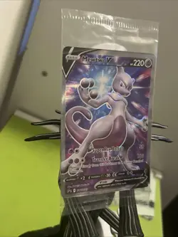 Mewtwo V SWSH229 Sword & Shield Black Star Promo Factory Sealed 2022 Pokemon TCG - Image 3
