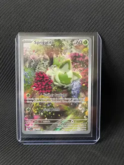 Pokemon TCG Paldea Evolved Sprigatito 196/193 Illustration Rare NM/Mint - Image 1