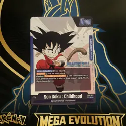 Son Goku : Childhood FB06-025 Gold Leader Dragon Ball Manga Booster Card Fusion - Image 2