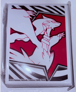 White Flare Pokemon ETB Card Sleeves 65 Ct - Image 1