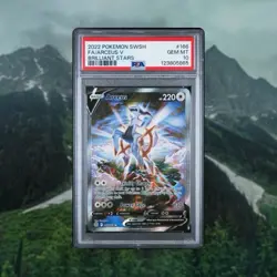 Arceus V PSA 10 Pokemon English Card Brilliant Stars 166/172 Alternate Art 2022 - Image 1