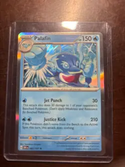 Palafin Holo Rare 062/197 Pokemon Card Scarlet & Violet Paradox Rift 2023 - Image 1