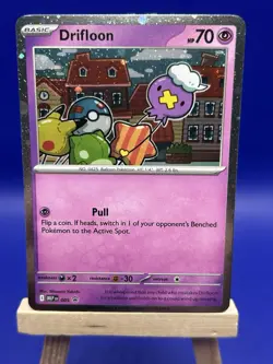 Drifloon 005 Mega Evolution Black Star Promo Cosmos Holo Pokemon Card Near Mint - Image 1