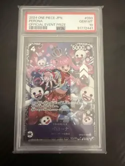One Piece Card Perona Flagship Promo PSA10 Japanese Event Prize Rare - Image 1