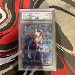 One Piece Card Boa Hancock SR SP OP07 051 PSA10 Special Rare Collector Gem - Image 1