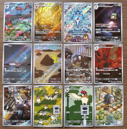 Pokemon Card Ruler of the Black Flame AR 12 complete set sv3 Clefairy Pidgey - Image 1