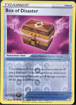 Box of Disaster 154/196 Swsh11: Lost Origin Reverse Holo - Pokemon Card - Image 1