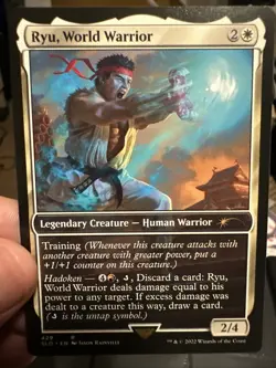 MTG Secret Lair x Street Fighter #429 Ryu, World Warrior NM - Image 1
