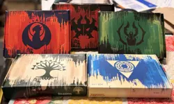 MTG Return To Ravnica Prerelease Bundle: All 5 Sealed Guild Packs Damaged Boxes - Image 1