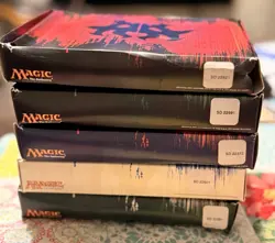 MTG Return To Ravnica Prerelease Bundle: All 5 Sealed Guild Packs Damaged Boxes - Image 2