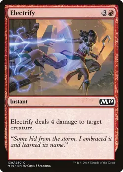 Electrify 129 AKH MTG Common Red Instant 2017 Spearing EN - Image 1
