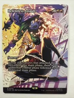 MTG Relentless Assault 0025 Regular (Borderless) Marvel Eternal-Legal NM - Image 1