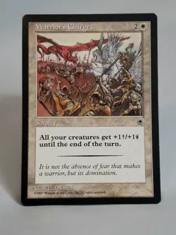 MTG Warrior's Charge (2) Portal Regular Common Magic - Image 1