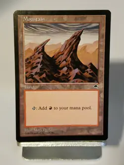 MTG Mountain Tempest Regular Land Magic - Image 1