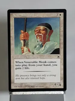 MTG Venerable Monk Portal Regular Uncommon - Image 1