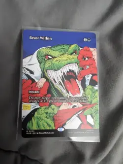 MTG Magic Beast Within #0033 Borderless Spiderman Universes Beyond - Image 1