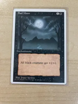 Bad Moon MTG Core Set 4th Edition Regular - Image 1
