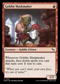 Goblin Maskmaker 130 MKM MTG Red Common Citizen 2024 Duchek EN Creature - Image 1