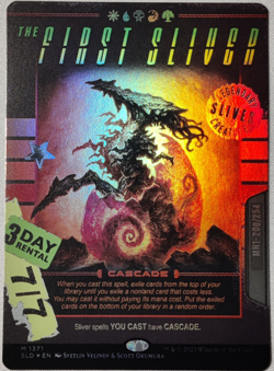 MTG Secret Lair The First Sliver + Bonus #1371 -SLD Now On VHS [UPick Foil/Reg] - Image 2