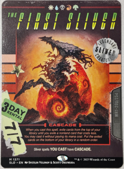 MTG Secret Lair The First Sliver + Bonus #1371 -SLD Now On VHS [UPick Foil/Reg] - Image 3