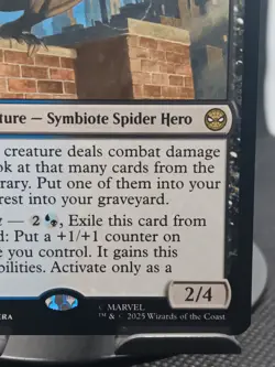 Symbiote Spider-Man - 156 - NM - Marvel's Spider-Man - MTG - Image 4