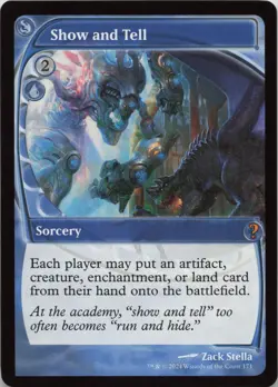 Show and Tell (Future Sight) M Mystery Booster 2 171 NM MTG - Image 1