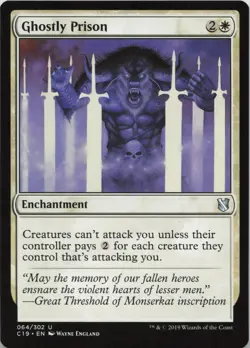 Ghostly Prison U Commander 2019 64 NM MTG - Image 1