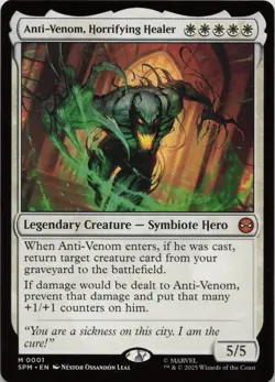 Anti-Venom, Horrifying Healer M Marvel's Spider-Man 1 NM MTG - Image 1