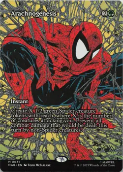 Arachnogenesis (Borderless) M Marvel Universe Eternal-Legal 31 NM MTG - Image 1
