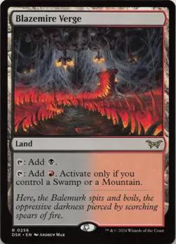 Blazemire Verge R Duskmourn: House of Horror 256 NM MTG - Image 1