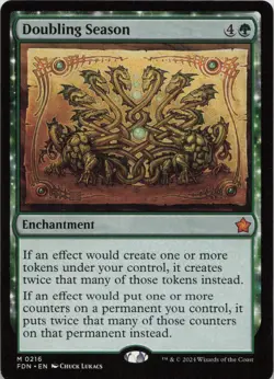 Doubling Season M Foundations 216 NM MTG - Image 1