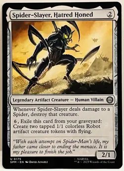 Spider-Slayer, Hatred Honed -#175-MTG-Marvel's Spider-Man-Regular-NM - Image 1