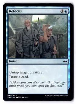 Refocus LP* FOIL Fate Reforged ENGLISH 047/185 mtg -UnltdCards - Image 1