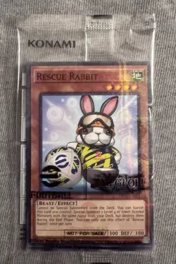 Rescue Rabbit + Neymar Jr - 2025 eFootball Promo Set - Yugioh OTS OP Limited NEW - Image 1