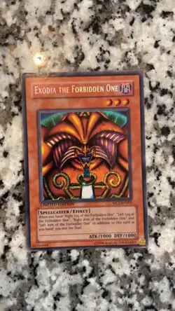 Exodia the forbidden one yugioh limited edition card lightly played - Image 1