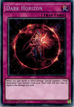 Yugioh Dark Horizon MVP1-ENS26 1st Edition Secret Rare NM - Image 1