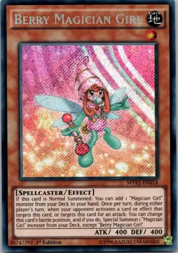 Yugioh Berry Magician Girl MVP1-ENS14 1st Edition Secret Rare NM - Image 1