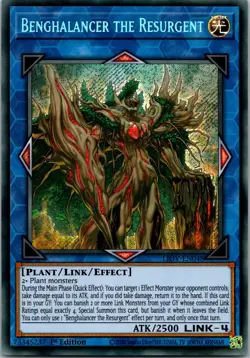Yugioh Benghalancer the Resurgent LIOV-EN048 1st Edition Secret Rare NM - Image 1