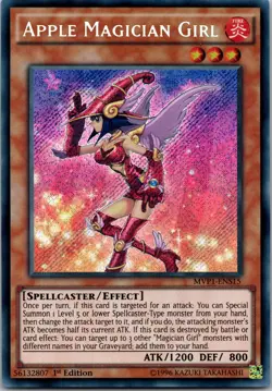 Yugioh Apple Magician Girl MVP1-ENS15 1st Edition Secret Rare NM - Image 1