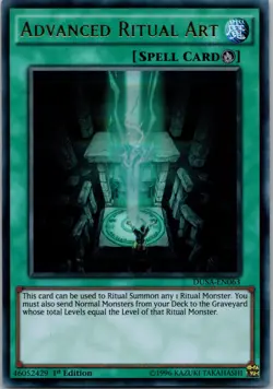 Yugioh Advanced Ritual Art DUSA-EN063 1st Edition Ultra Rare NM - Image 1