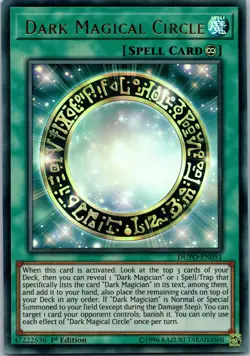 Yugioh Dark Magical Circle DUPO-EN051 1st Edition Ultra Rare NM - Image 1