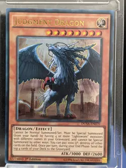 Judgment Dragon DUSA-EN070 1st Edition LP/NM Yugioh Cards - Image 1
